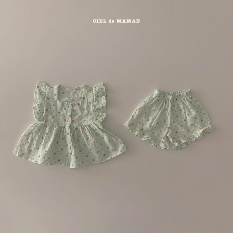 CIEL DE MAMAN - Korean Children Fashion - #Kfashion4kids - Flower Bodysuit - 5