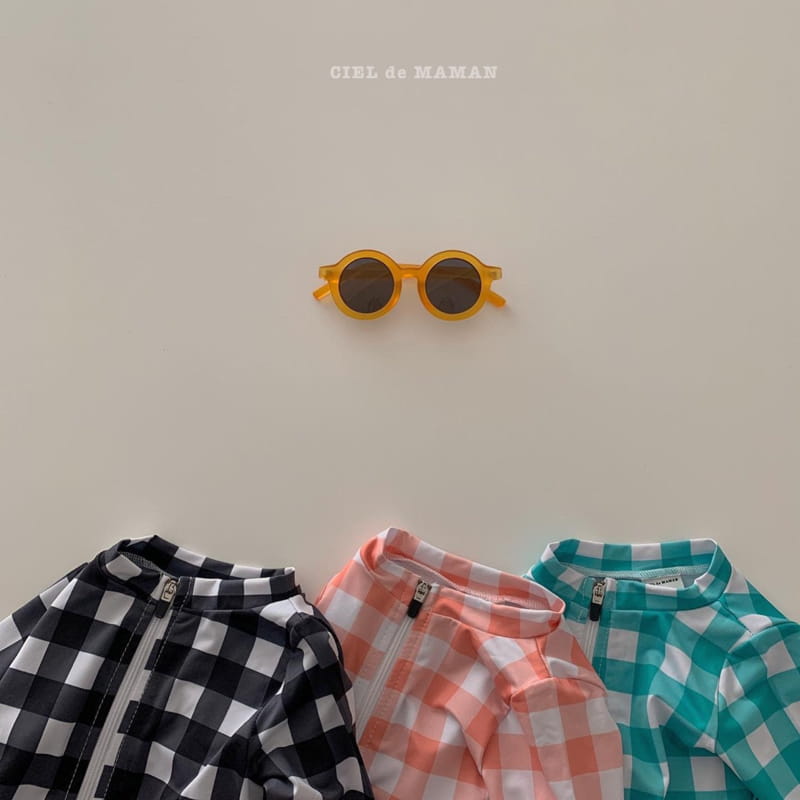 CIEL DE MAMAN - Korean Children Fashion - #Kfashion4kids - Check Swimwear - 11