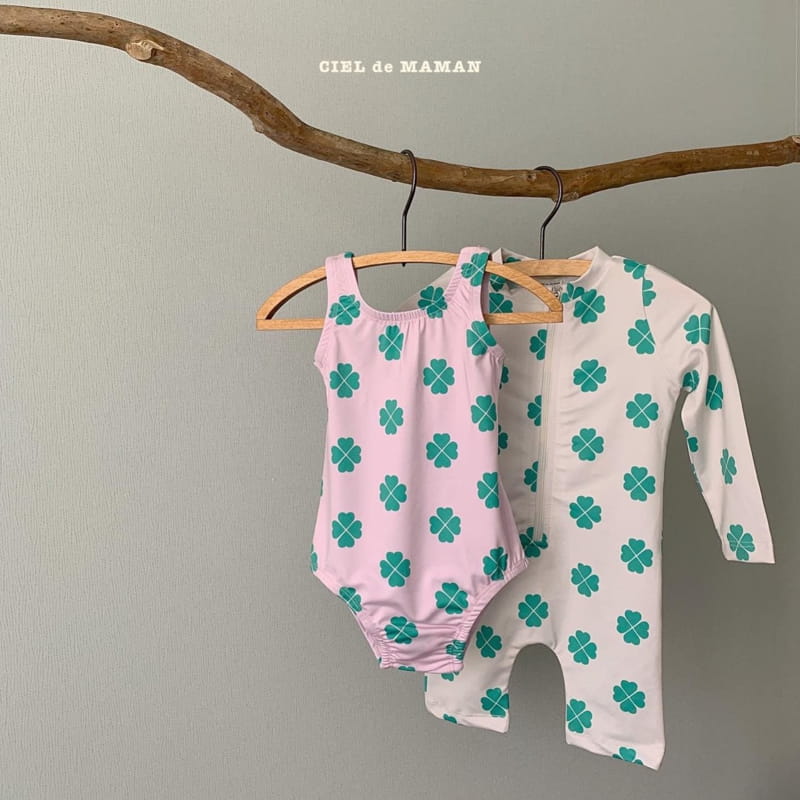 CIEL DE MAMAN - Korean Children Fashion - #Kfashion4kids - Clover Swimwear