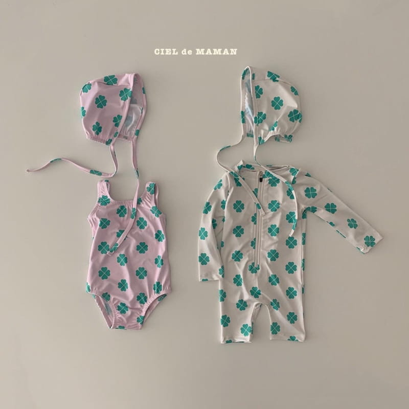 CIEL DE MAMAN - Korean Children Fashion - #Kfashion4kids - Clover Swimwear - 3