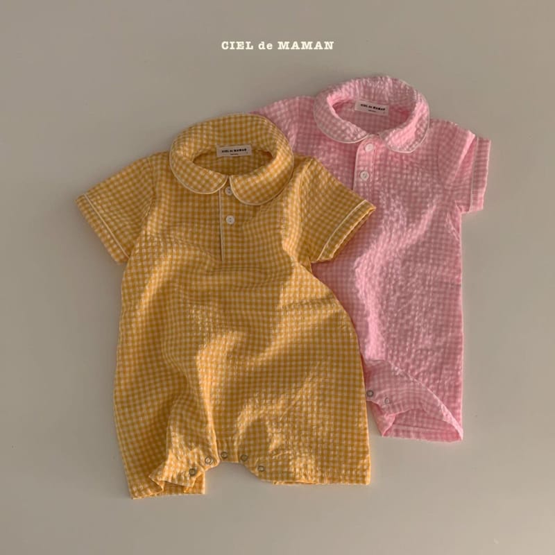 CIEL DE MAMAN - Korean Children Fashion - #Kfashion4kids - Bebe Check Pajamas - 2