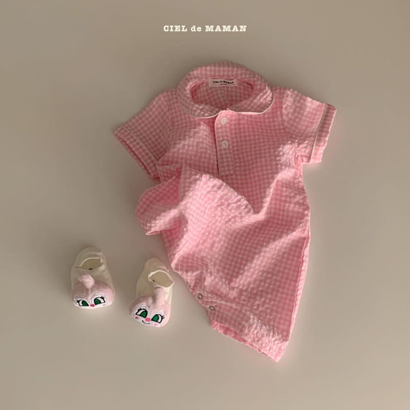 CIEL DE MAMAN - Korean Children Fashion - #Kfashion4kids - Bebe Check Pajamas - 4
