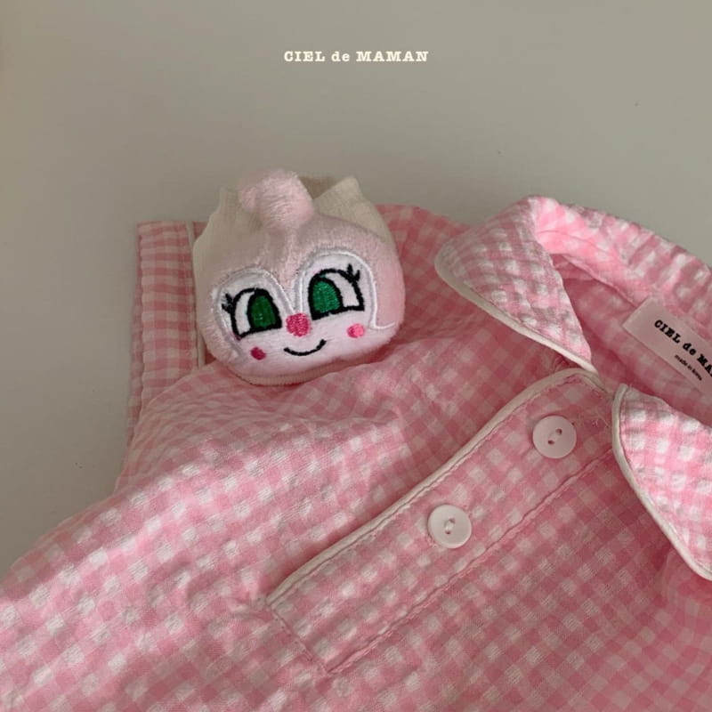 CIEL DE MAMAN - Korean Children Fashion - #Kfashion4kids - Bebe Check Pajamas - 7