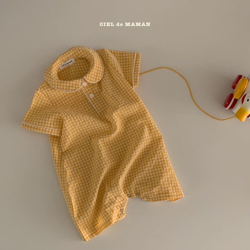 CIEL DE MAMAN - Korean Children Fashion - #Kfashion4kids - Bebe Check Pajamas - 9