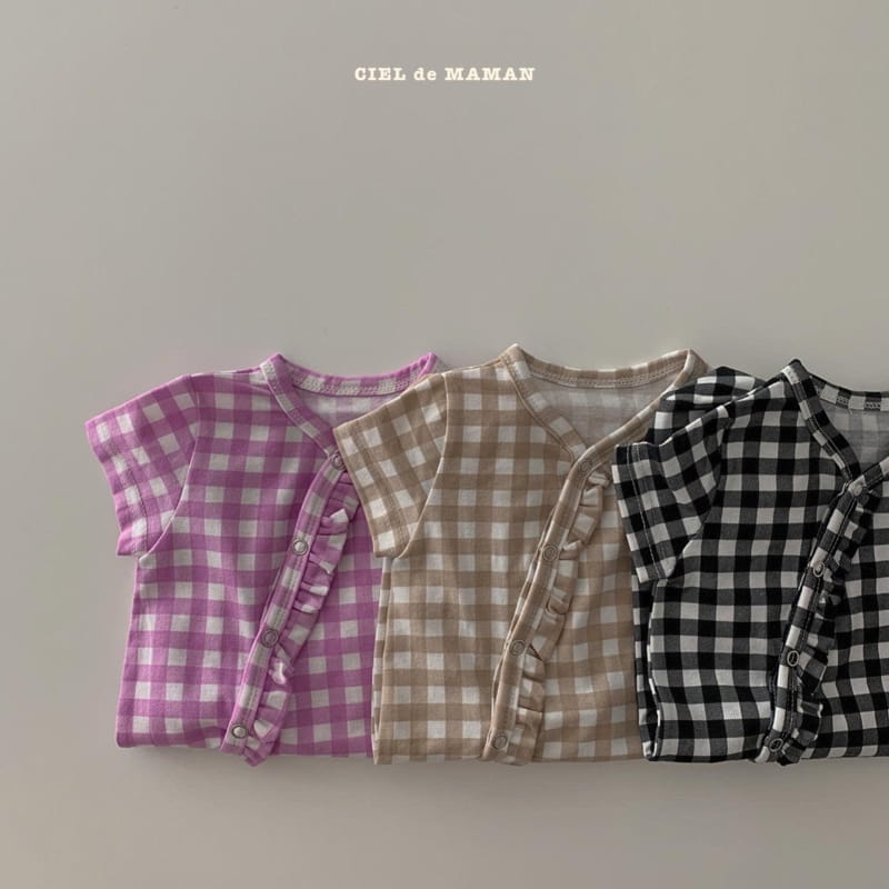 CIEL DE MAMAN - Korean Children Fashion - #Kfashion4kids - Check Princess Tee - 10