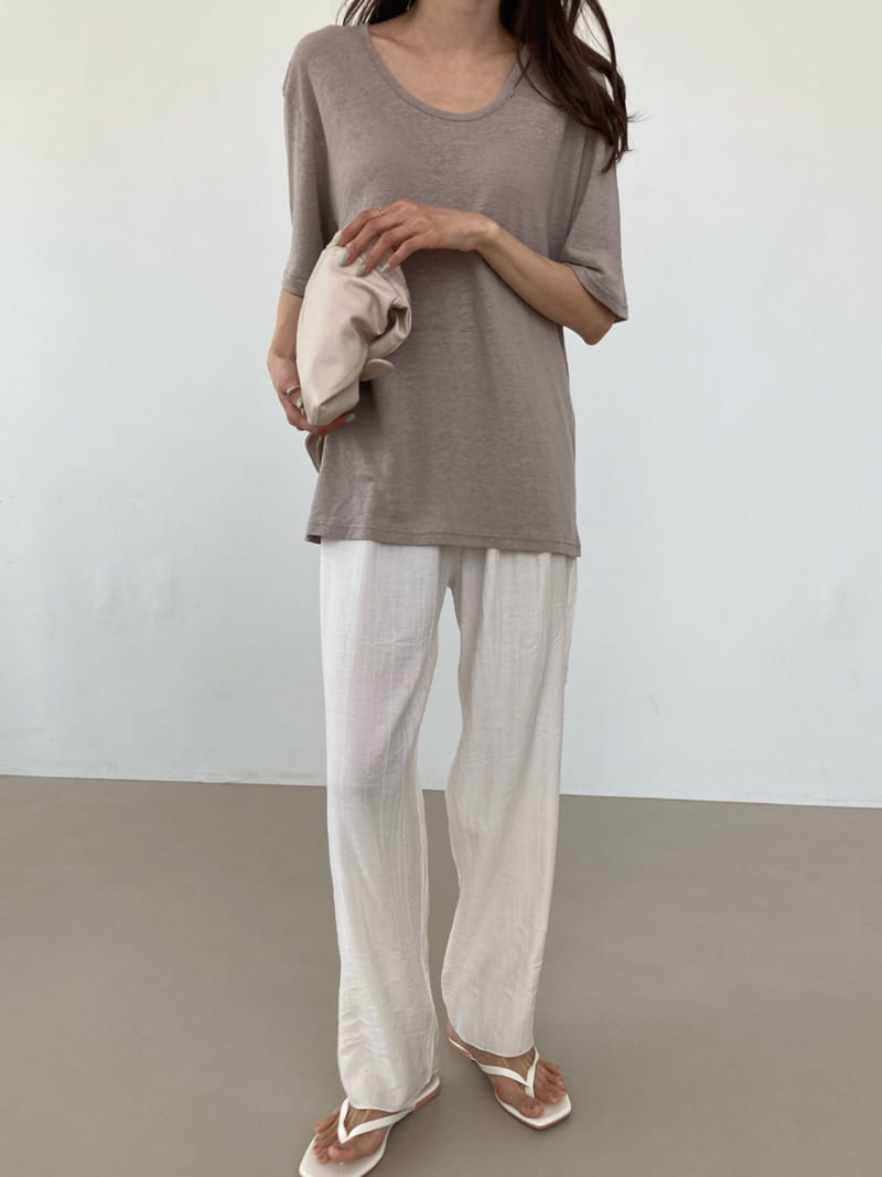 COCOJNISSI - Korean Children Fashion - #Kfashion4kids - Groove Linen Tee - 4