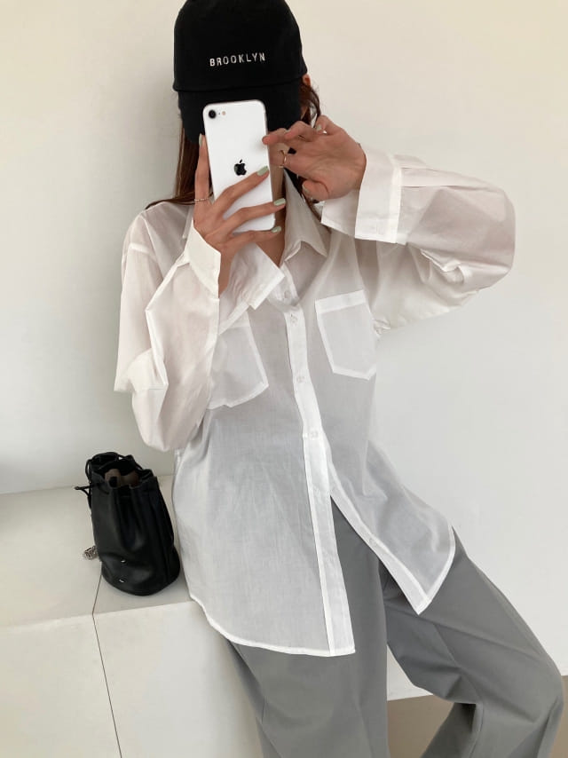 COCOJNISSI - Korean Children Fashion - #Kfashion4kids - Mashell Pocket Asa Cotton Shirt