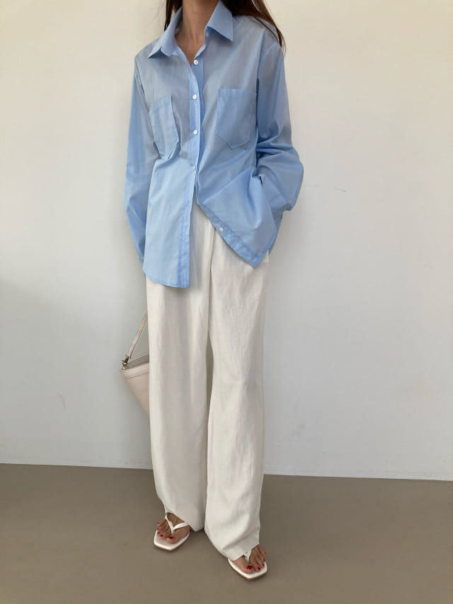 COCOJNISSI - Korean Children Fashion - #Kfashion4kids - Mashell Pocket Asa Cotton Shirt - 3