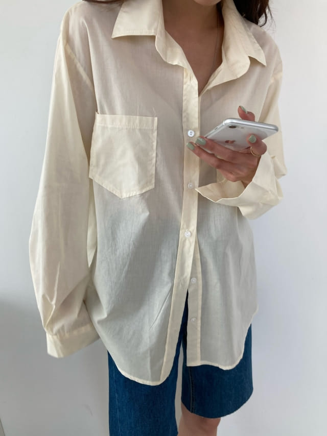 COCOJNISSI - Korean Children Fashion - #Kfashion4kids - Mashell Pocket Asa Cotton Shirt - 4