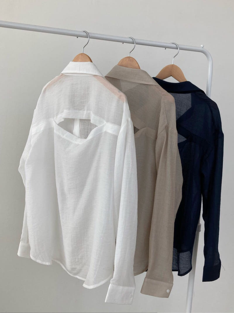 COCOJNISSI - Korean Children Fashion - #Kfashion4kids - Blair Back Slit See Through shirt - 3