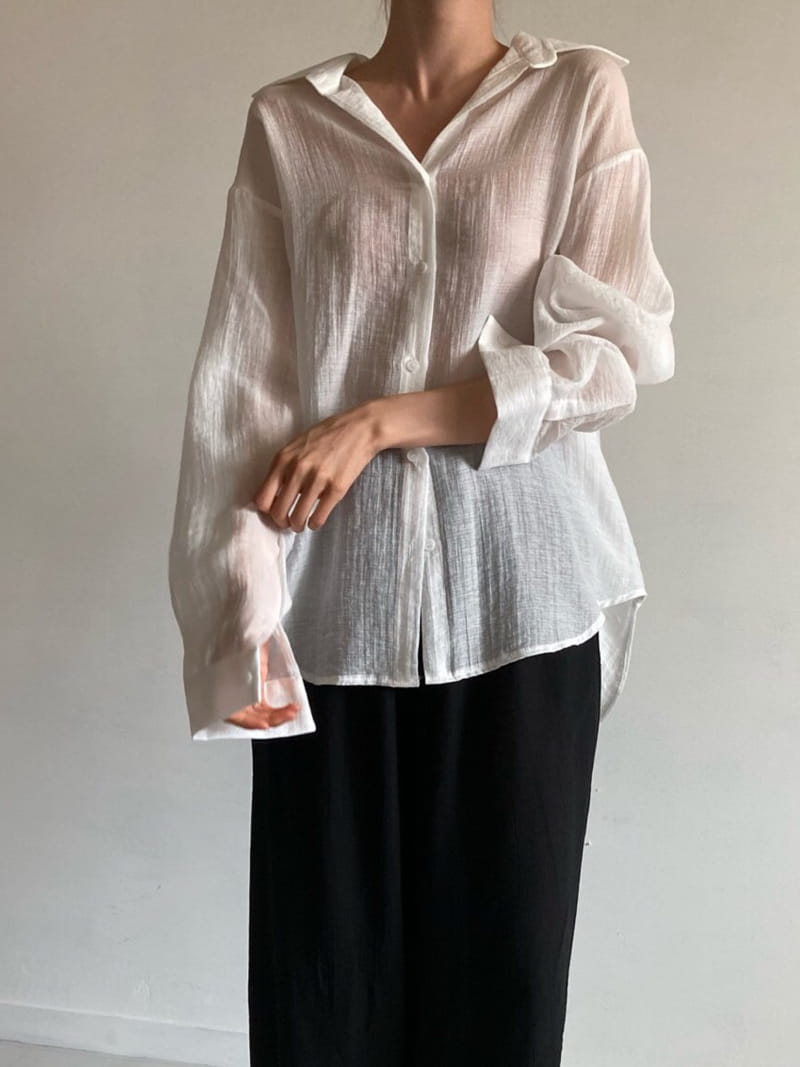 COCOJNISSI - Korean Children Fashion - #Kfashion4kids - Blair Back Slit See Through shirt - 4