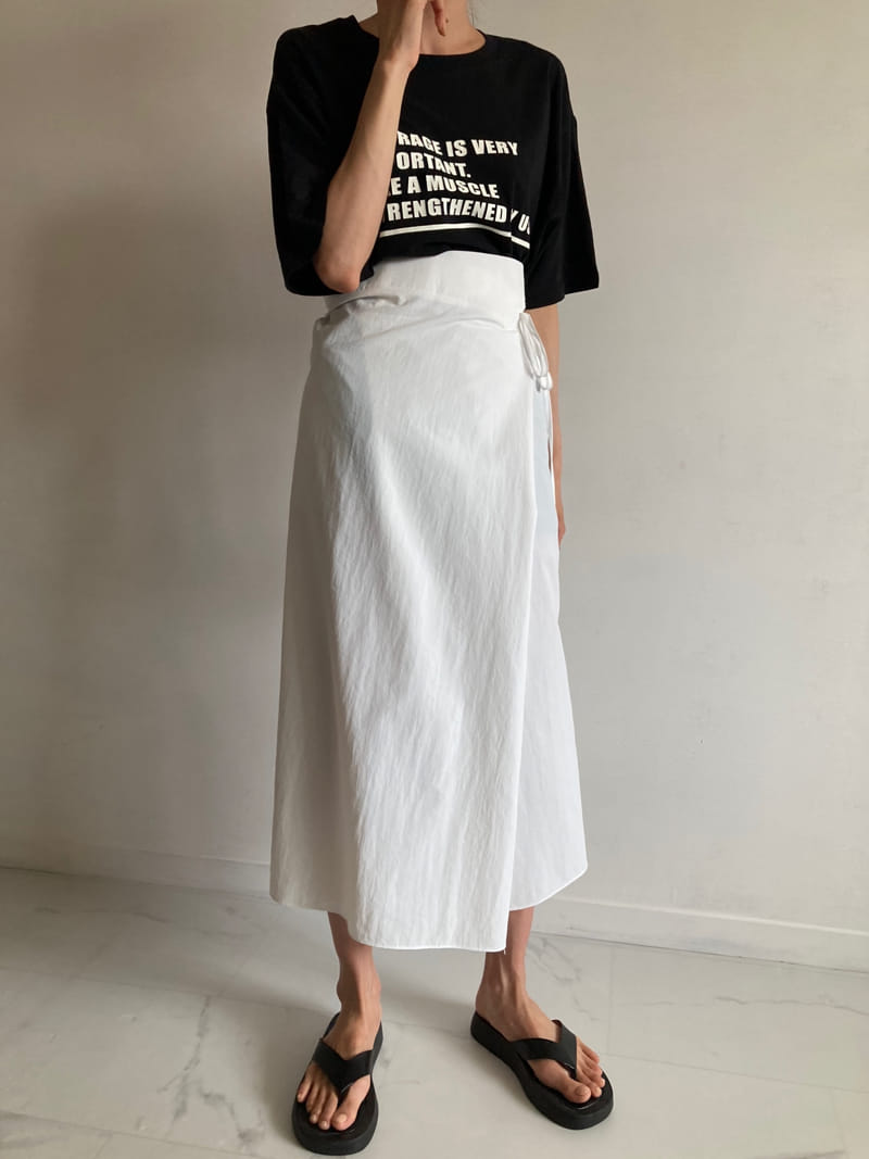 COCOJNISSI - Korean Children Fashion - #Kfashion4kids - Sendo Wrap Crunch Skirt