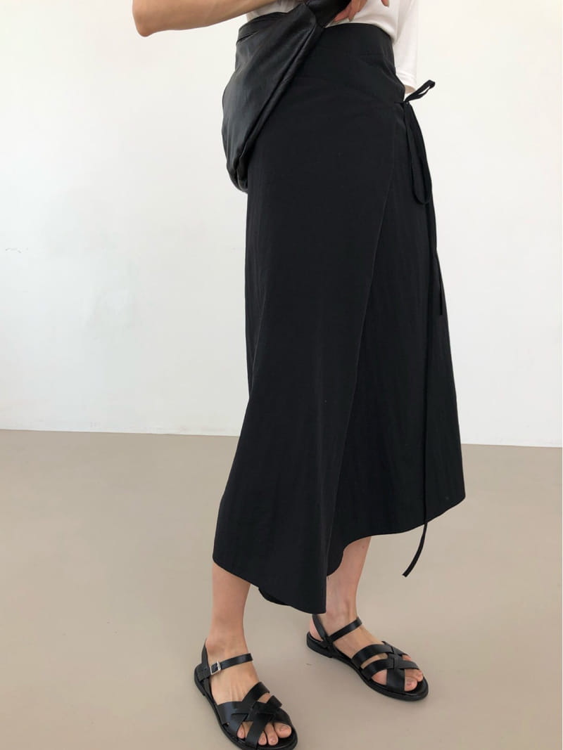 COCOJNISSI - Korean Children Fashion - #Kfashion4kids - Sendo Wrap Crunch Skirt - 2