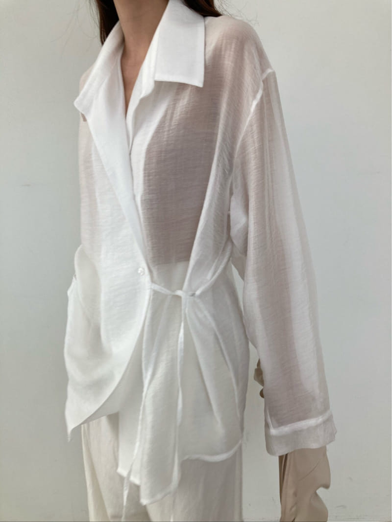 COCOJNISSI - Korean Children Fashion - #Kfashion4kids - Sling String See Through Shirt - 2