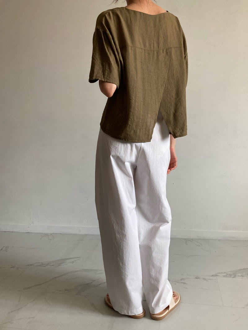 COCOJNISSI - Korean Children Fashion - #Kfashion4kids - Ayden Wrap Cotton Pants - 3