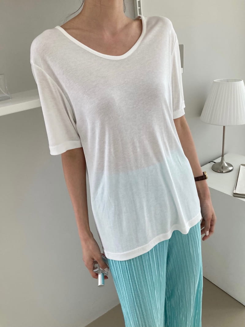 COCOJNISSI - Korean Children Fashion - #Kfashion4kids - Color Rayon V Neck Tee - 3