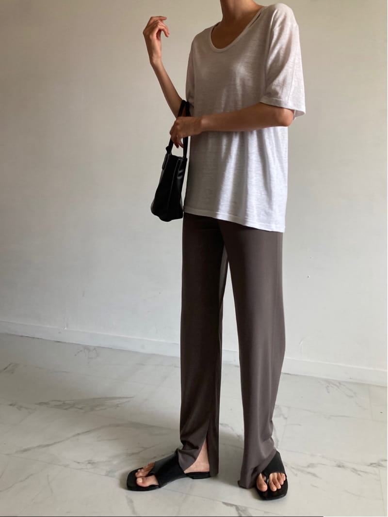COCOJNISSI - Korean Children Fashion - #Kfashion4kids - Slit Wide Cooling Pants - 2