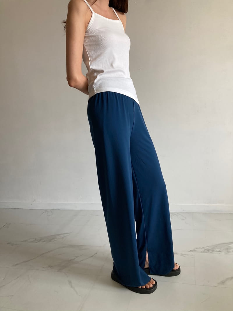 COCOJNISSI - Korean Children Fashion - #Kfashion4kids - Pumpkin Cooling Wide Slit Pants