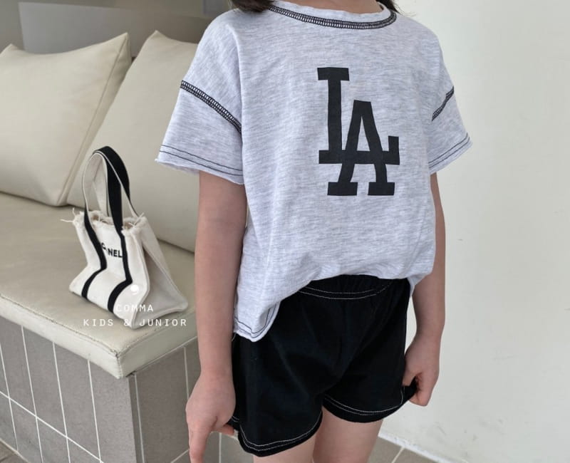 COMMA - Korean Children Fashion - #Kfashion4kids - LA Top Bottom Set - 12