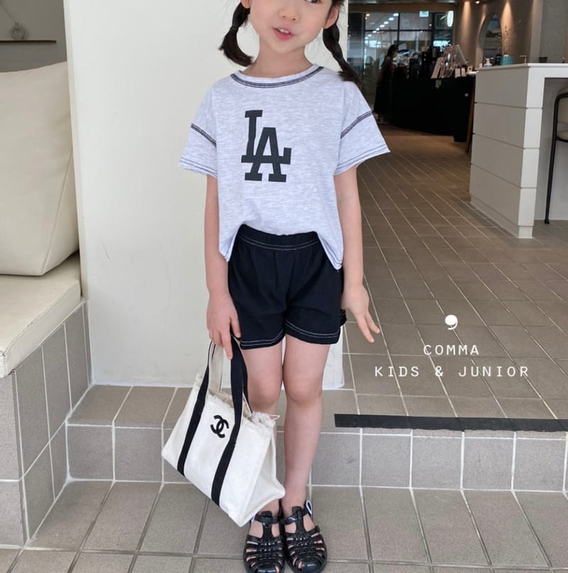 COMMA - Korean Children Fashion - #Kfashion4kids - LA Top Bottom Set - 5