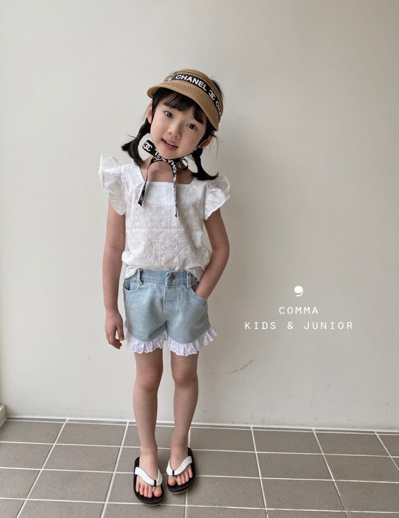 COMMA - Korean Children Fashion - #Kfashion4kids - Wing Sleeveless Blouse - 3