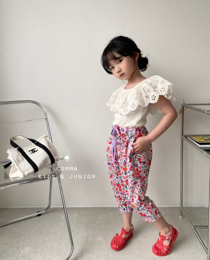 COMMA - Korean Children Fashion - #Kfashion4kids - Rip Eyelet Sleeveless - 12