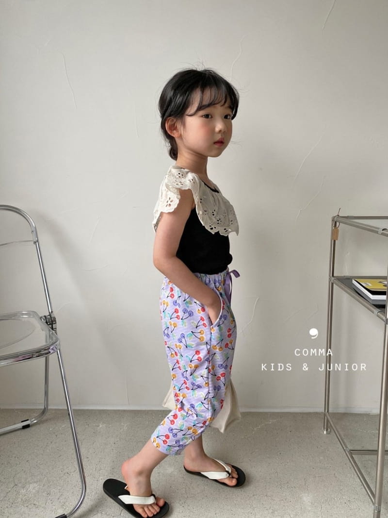 COMMA - Korean Children Fashion - #Kfashion4kids - Rip Eyelet Sleeveless - 6