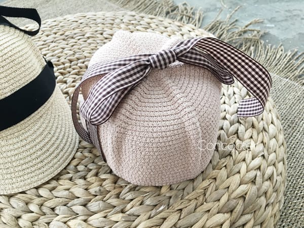 CONCOCTER - Korean Children Fashion - #Kfashion4kids - Ribbon Cap Straw Hat - 9