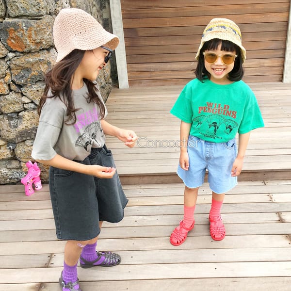 CONCOCTER - Korean Children Fashion - #Kfashion4kids - Hag Glider Penguin Tee
