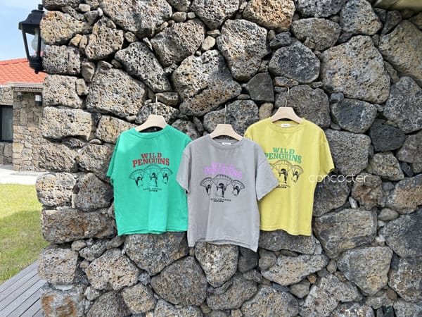 CONCOCTER - Korean Children Fashion - #Kfashion4kids - Hag Glider Penguin Tee - 12