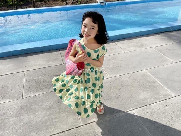 CONCOCTER - Korean Children Fashion - #Kfashion4kids - Pocari Tiered One-piece - 3