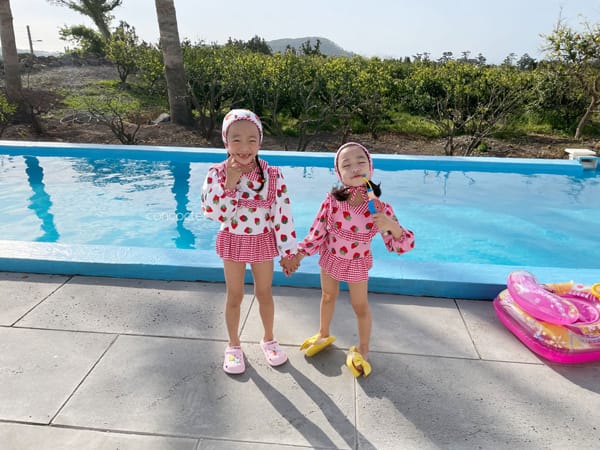 CONCOCTER - Korean Children Fashion - #Kfashion4kids - Strawberry Frill Swimwear - 3