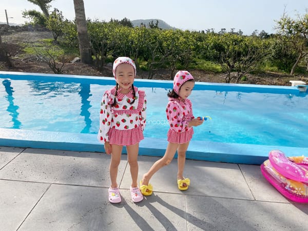 CONCOCTER - Korean Children Fashion - #Kfashion4kids - Strawberry Frill Swimwear - 5