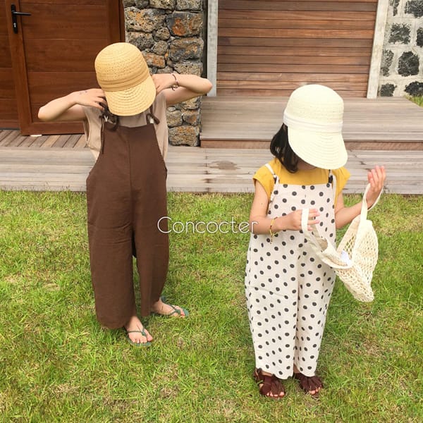CONCOCTER - Korean Children Fashion - #Kfashion4kids - Your Can My Can Linen Overall