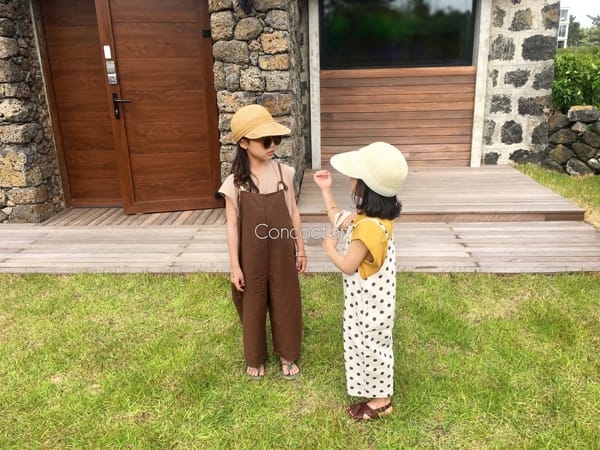CONCOCTER - Korean Children Fashion - #Kfashion4kids - Your Can My Can Linen Overall - 12