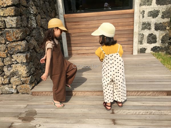 CONCOCTER - Korean Children Fashion - #Kfashion4kids - Your Can My Can Linen Overall - 4