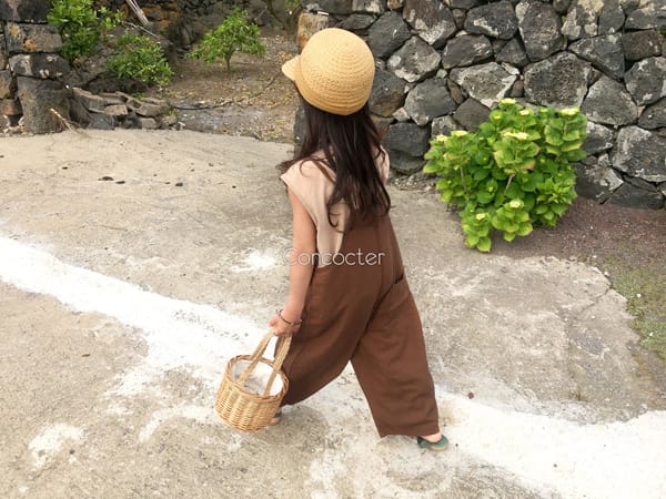 CONCOCTER - Korean Children Fashion - #Kfashion4kids - Your Can My Can Linen Overall - 9