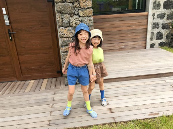 CONCOCTER - Korean Children Fashion - #Kfashion4kids - Simply Linen Sleeveless Top Bottom Set - 4