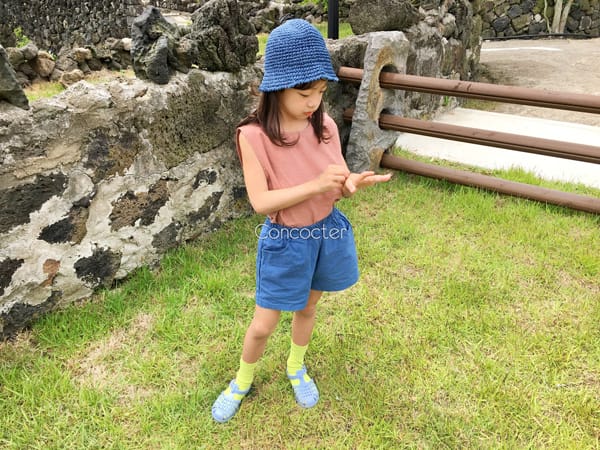 CONCOCTER - Korean Children Fashion - #Kfashion4kids - Simply Linen Sleeveless Top Bottom Set - 8