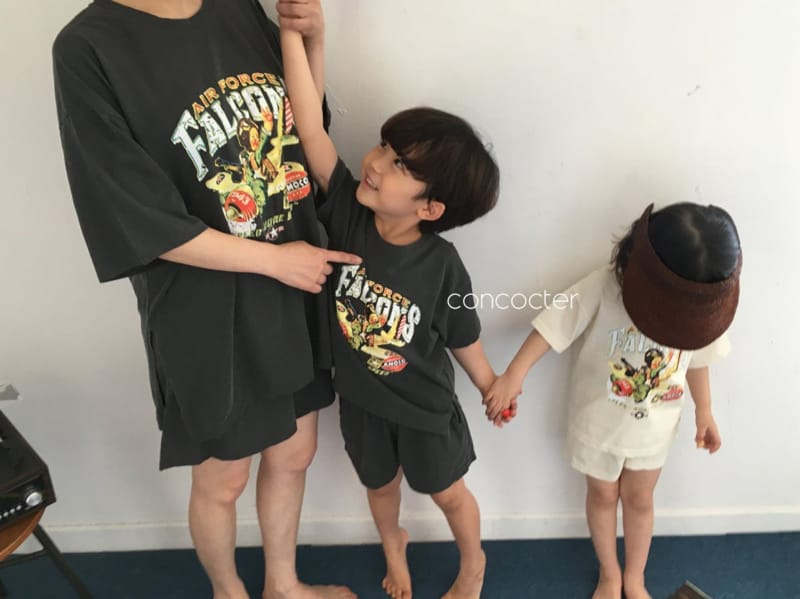 CONCOCTER - Korean Children Fashion - #Kfashion4kids - Air Pos Top Bottom Set - 3