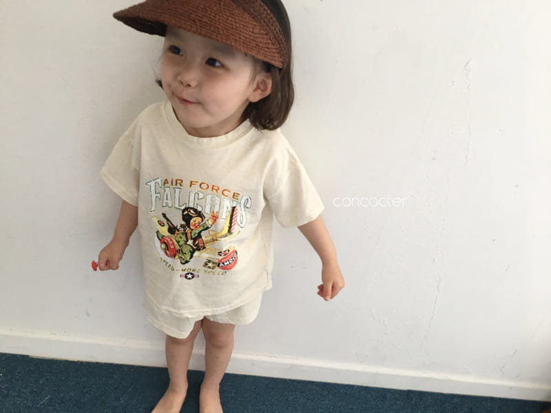 CONCOCTER - Korean Children Fashion - #Kfashion4kids - Air Pos Top Bottom Set - 7