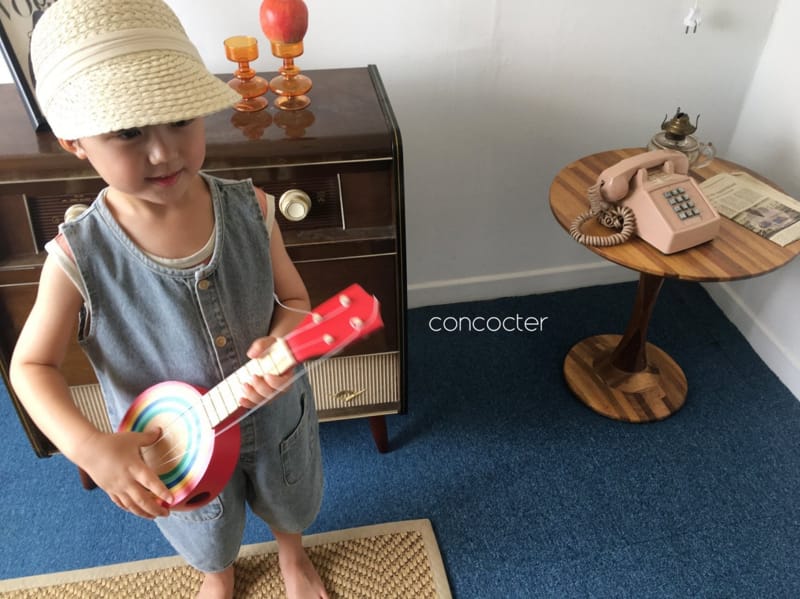 CONCOCTER - Korean Children Fashion - #Kfashion4kids - Pocket Denim Overall - 4