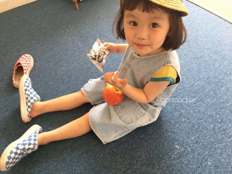 CONCOCTER - Korean Children Fashion - #Kfashion4kids - Pocket Denim Overall - 6