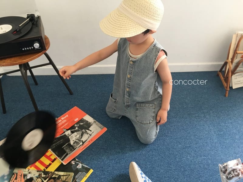 CONCOCTER - Korean Children Fashion - #Kfashion4kids - Pocket Denim Overall - 9