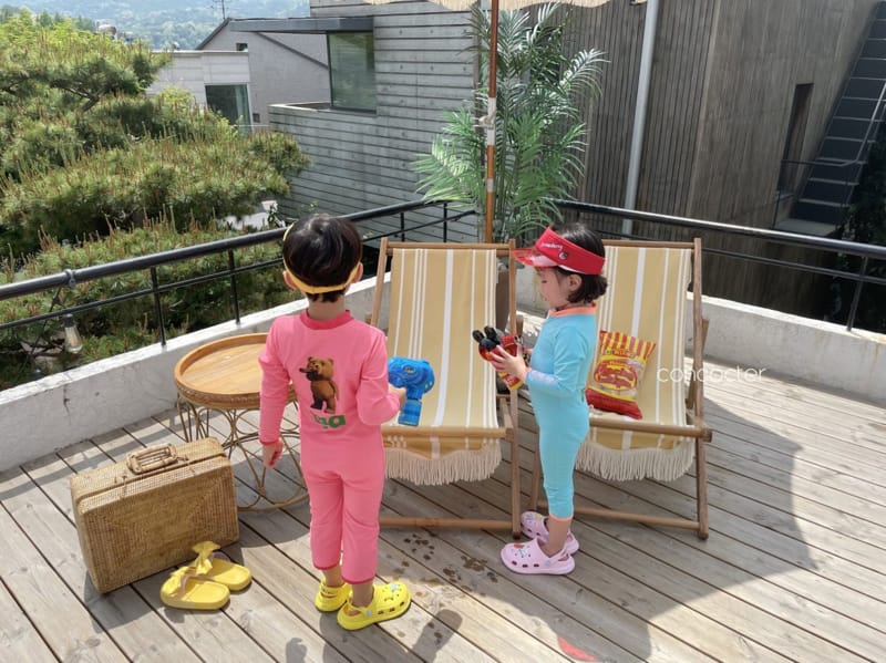 CONCOCTER - Korean Children Fashion - #Kfashion4kids - Bear Cool All in One Rashguard - 10