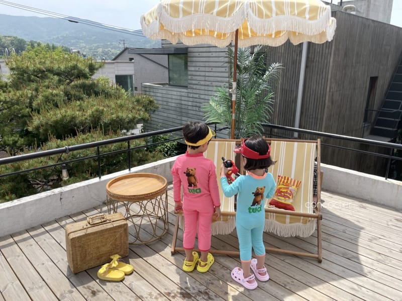 CONCOCTER - Korean Children Fashion - #Kfashion4kids - Bear Cool All in One Rashguard - 3