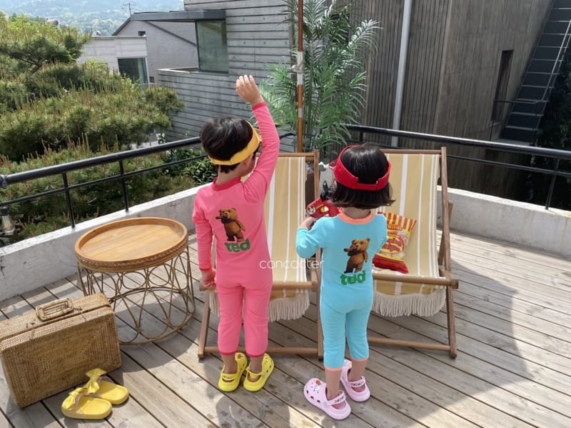 CONCOCTER - Korean Children Fashion - #Kfashion4kids - Bear Cool All in One Rashguard - 5