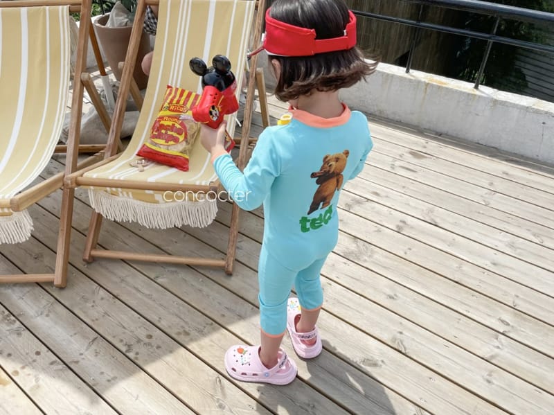 CONCOCTER - Korean Children Fashion - #Kfashion4kids - Bear Cool All in One Rashguard - 6