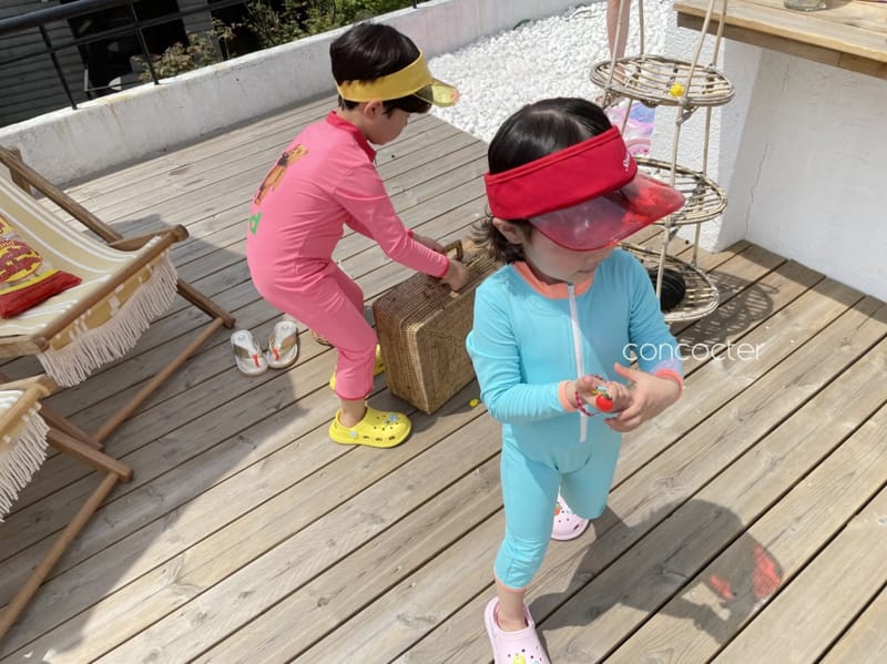 CONCOCTER - Korean Children Fashion - #Kfashion4kids - Bear Cool All in One Rashguard - 8