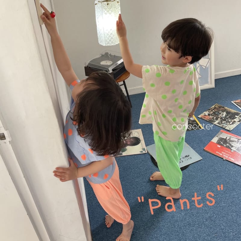 CONCOCTER - Korean Children Fashion - #Kfashion4kids - Three Neon Jogger Pants